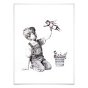 Plakat Banksy - Prawdziwy bohater