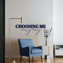 Wallsticker ordsprog - At vælge mig hver dag blå-lilla