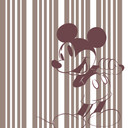 Non-woven tapet - Mickey Tone-On-Tone - 200 x 250 cm