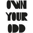 Wallsticker Spiegel Sticker Own your odd