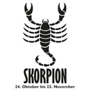 Wandtattoo Sternzeichen - Skorpion