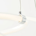 Pendelleuchte Mariam, metallic, 150 x 79,1 cm, Metall Pendelleuchte