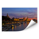Wallprint W - Dresden im Nachtlicht