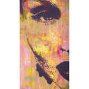 Fototapet Popart-Portrait - 144x260 cm