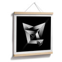 Plakat Gong - Geometryczne kształty 3D - Kwadrat
