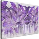 Canvasbillede, Lilla bananblade