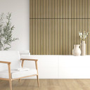 Panneau mural Jangal Modular Panneau acoustique mural Placage - Chêne Fanal