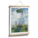 Plakat Monet - Kobieta z parasolem - Madame Monet i jej syn