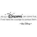 Muursticker All our dreams can come true...