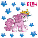 Wallsticker Filly Unicorn Dreams Luna