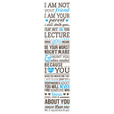Wallsticker -  I am not your friend - I am your parent