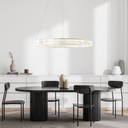 Pendelleuchte Marleen, metallic, 150 x 80 cm, Metall Pendelleuchte