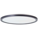 Aufbaupaneel Claire, schwarz, Ø 29,4 cm, Innenleuchte, Neutralweiß