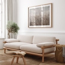 Poster Pampagras en grassen in beige - Ms Tiff