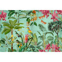 Livingwalls papier peint photo ARTist Tropical Paradise Oiseaux et papillons verts