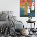 Zelfklevende Poster Pan Am – Rio de Janeiro