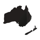 Akrylowa mapa dekoracyjna Australia - Nowa Zelandia