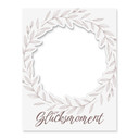 Fotorahmen Hochzeit Blätteroptik - personalisierbar