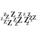 Wallsticker Dyb søvn