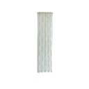 Vorhang mit Liniendesign - Gardine  grau - Halbtransparenter Vorhang