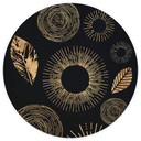Kubistika - Shimmer in the dark - Fototapeta okrągła - tapeta flizelinowa/tapeta flizelinowa samoprz