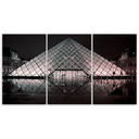 3 stykke lærredstryk, Louvre Paris Frankrig