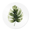 Plakat Kvilis - Liść Monstera - Okrągły
