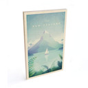 Plakat drewniany Rivers - Nowa Zelandia