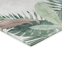 Panel szklany do kuchni Liście dżungli Zielony akwarela - Bloomery Decor