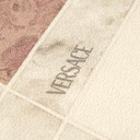 Tapeta z włókniny Versace Tarsia diamentowy wzór o wyglądzie marmuru kremowy różowy biały