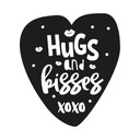 Muursticker Hugs and Kisses