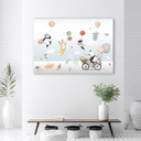 Canvasbillede, Farverige ballondyr