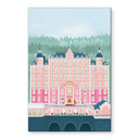 Billede af Grand Budapest Hotel - Lizde – print på aluminium (Alu-Dibond)