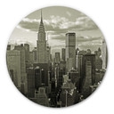 Tableau en Alu-Dibond Manhattan 2 - Rond