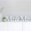 Litery ozdobne 3D Mr & Mr serif