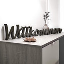 MDF bogstaver - Willkommen