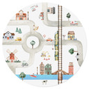 Naklejka na ścianę Oliver Robins - Play street - Round