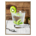 Plakat ze świeżym kiwi