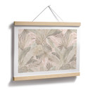 Plakat tropikalne liście w pastelowej dżungli - Bloomery Decor