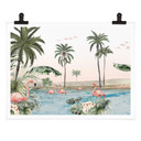 Plakat Kikki Belle - Flamingo Oasis