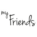 Wallsticker My Friends inkl. 4 fotorammer