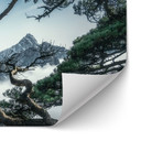 Panel ścienny do kuchni Las sosnowy w górach Huang Shan - NingYun Ye