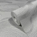 grafisk tapet, non-woven tapet Kumano grå