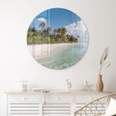Glasbillede - Palm Beach i Sydhavet - Colombo - Runde