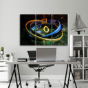 Canvas print 3 dele, knapper til controlleren