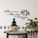 Wandtattoo Buddha - Alles was wir jetzt sind... 1