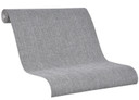 Non-woven tapet med moderne monokromt look og tekstur i ensfarvet grå