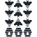Sticker mural - Set abeilles