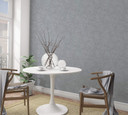 Papier peint texturé vintage deluxe gris, argent