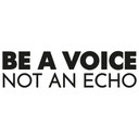 Spiegel Sticker Be a voice not an echo